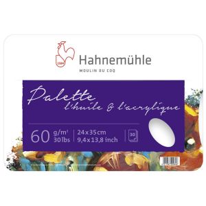 Palette de Peintre Hahnemühle - 60g - 24x35 cm - 30 feuilles