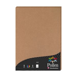 Papier Pollen Clairefontaine - 50 feuilles A4 - 120 g - kraft