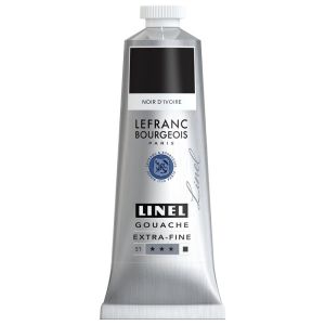 Gouache Extra-Fine Lefranc-Bourgeois - 60ml - noir d'ivoire