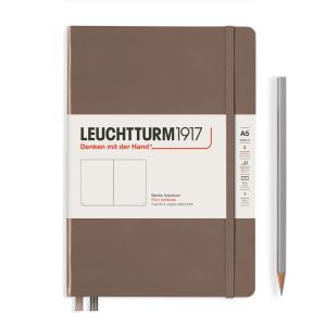 Carnet Leuchtturm rigide - 14,5x21cm - Warm Earth - pages blanches