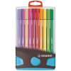Boîte de 20 Feutres Stabilo Pen 68 - pack Premium