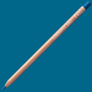 Crayon de Couleur Luminance Caran d'Ache - bleu glacier