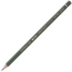 Crayon Graphite Aquarellable Technalo Caran d'Ache - graphite vert