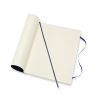 Carnet Moleskine Souple - 19x25 cm - Pages blanches - Bleu saphir