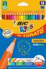 Étui de 18 Crayons de Couleur Bic Kids