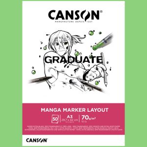 Bloc Papier Layout Manga Canson - A3 - 30 feuilles - 70g