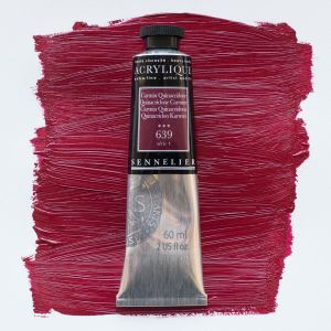 Peinture Acrylique Sennelier - extra-fine - 60ml - carmin quinacridone