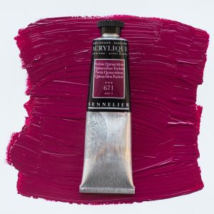 Peinture Acrylique Sennelier - extra-fine - 60ml - fuchsia quinacridone