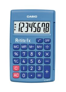 Calculatrice Primaire Casio Petite FX - bleue