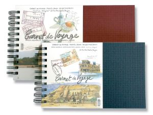 Carnet de voyage Aquarelle Hahnemühle - 300 g - 14x22 - 25 feuilles