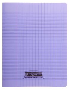Cahier 24x32 cm Calligraphe - 48 pages - Séyès - violet