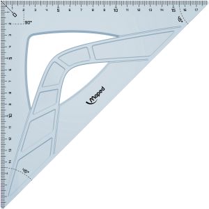 Équerre Maped 45° geometric - base 26 cm