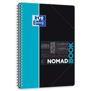 Cahier Oxford Nomadbook -  19,7 x 26,5 cm - 160 pages - Grands carreaux