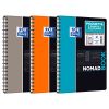 Cahier Oxford Nomadbook -  19,7 x 26,5 cm - 160 pages - Grands carreaux