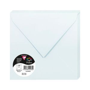 20 Enveloppes Pollen Clairefontaine - 165x165 mm - bleu