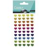 Stickers Cooky Maildor - coeurs multicolores