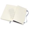 Carnet Moleskine Souple - 13x21 cm - Pages blanches - Bleu saphir