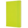 Carnet Moleskine Rigide - 13x21 cm - Pages blanches - Citron vert