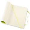 Carnet Moleskine Souple - 19x25 cm - Pages blanches - Vert citron