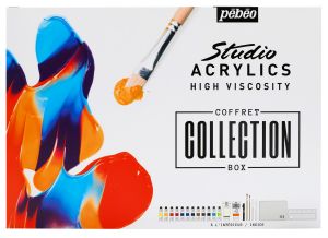 Coffret Peinture Acrylique Pébéo collection box