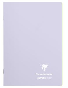 Cahier Clairefontaine Koverbook Blush - 14,8x21 cm - 96 pages - ligné - lilas