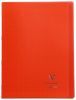 Cahier Clairefontaine Koverbook - A4 - 96 pages - Séyès – rouge