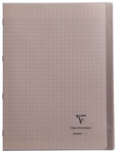 Cahier Clairefontaine Koverbook - A4 - 96 pages - Séyès – gris