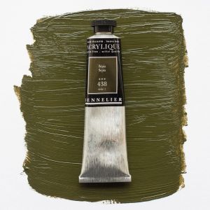 Peinture Acrylique Sennelier - extra-fine - 60ml - sépia