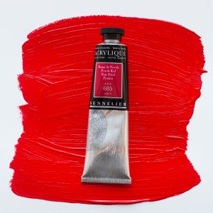 Peinture Acrylique Sennelier - extra-fine - 60ml - rouge de pyrrole