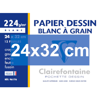 Papier dessin Canson, Clairefontaine, tous formats