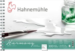 Bloc Papier Aquarelle Harmony Hahnemühle - 300g - satiné - A4