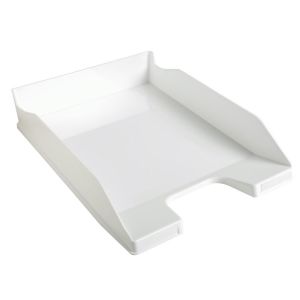 Corbeille À Courrier Exacompta - blanc glossy