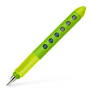 Stylo-plume éducatif Scribolino Faber-Castell - plume pour droitier - vert clair