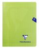 Cahier Clairefontaine Mimesys - 17x22 cm - 48 pages - Séyès - vert