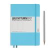 Carnet Leuchtturm rigide - 14,5x21cm - Ice Blue - Pointillés