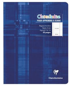 Cahier Pour Apprendre À Écrire Clairefontaine - 32 pages - Séyès 4 mm