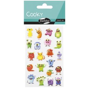 Stickers Cooky Maildor - monstres