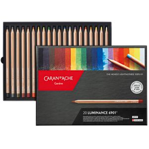 20 Crayons de Couleur Luminance Caran d'Ache