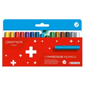 15 Pastels Aquarellables Caran d'Ache