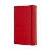 Carnet Moleskine Souple - 13x21 cm - ligné - Rouge écarlate