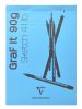 Bloc Papier Dessin Graf It Clairefontaine - A6 - 80 feuilles - 90g/m²