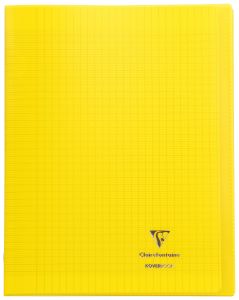 Cahier Clairefontaine Koverbook - 24x32 cm - 140 pages – Séyès - jaune