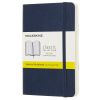 Carnet Moleskine Souple - 9x14 cm - Quadrillé - Bleu Saphir