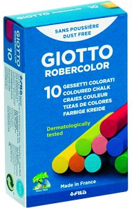 Étui de 10 Craies Giotto - couleurs assorties