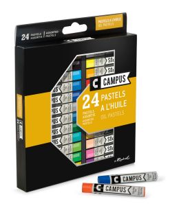 Pastels à l'Huile Campus by Raphaël - boîte de 24