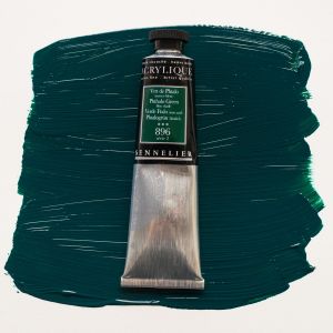 Peinture Acrylique Sennelier - extra-fine - 60ml - vert de phtalo nuance bleue