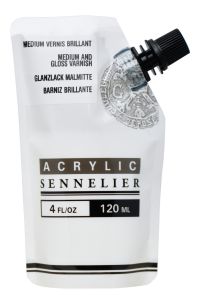 Médium Vernis Brillant Sennelier - pack de 120 ml