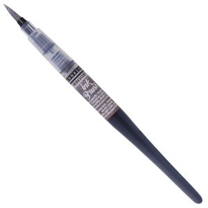 Ink Brush Sennelier - argent irisé