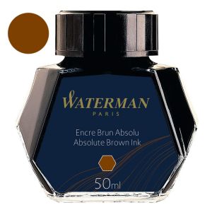 Flacon d'Encre Waterman - 50 ml - brun absolu