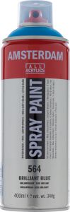 Bombe de Peinture Acrylique Amsterdam - 400ml - bleu brillant